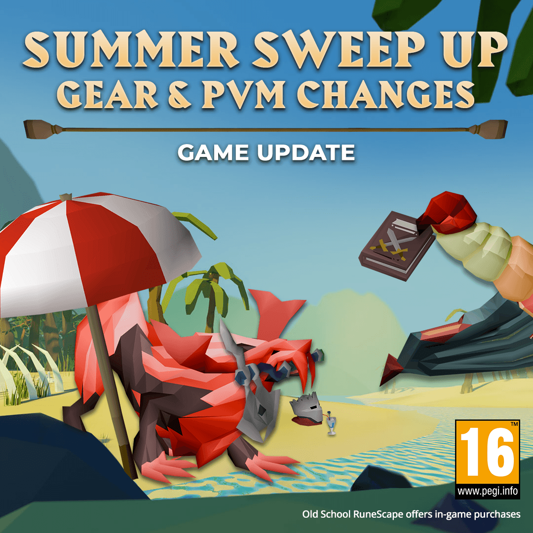 OSRS arranca el Summer Sweep Up: Gauntlet más amable, buffs de equipo y los CA del Maggot King