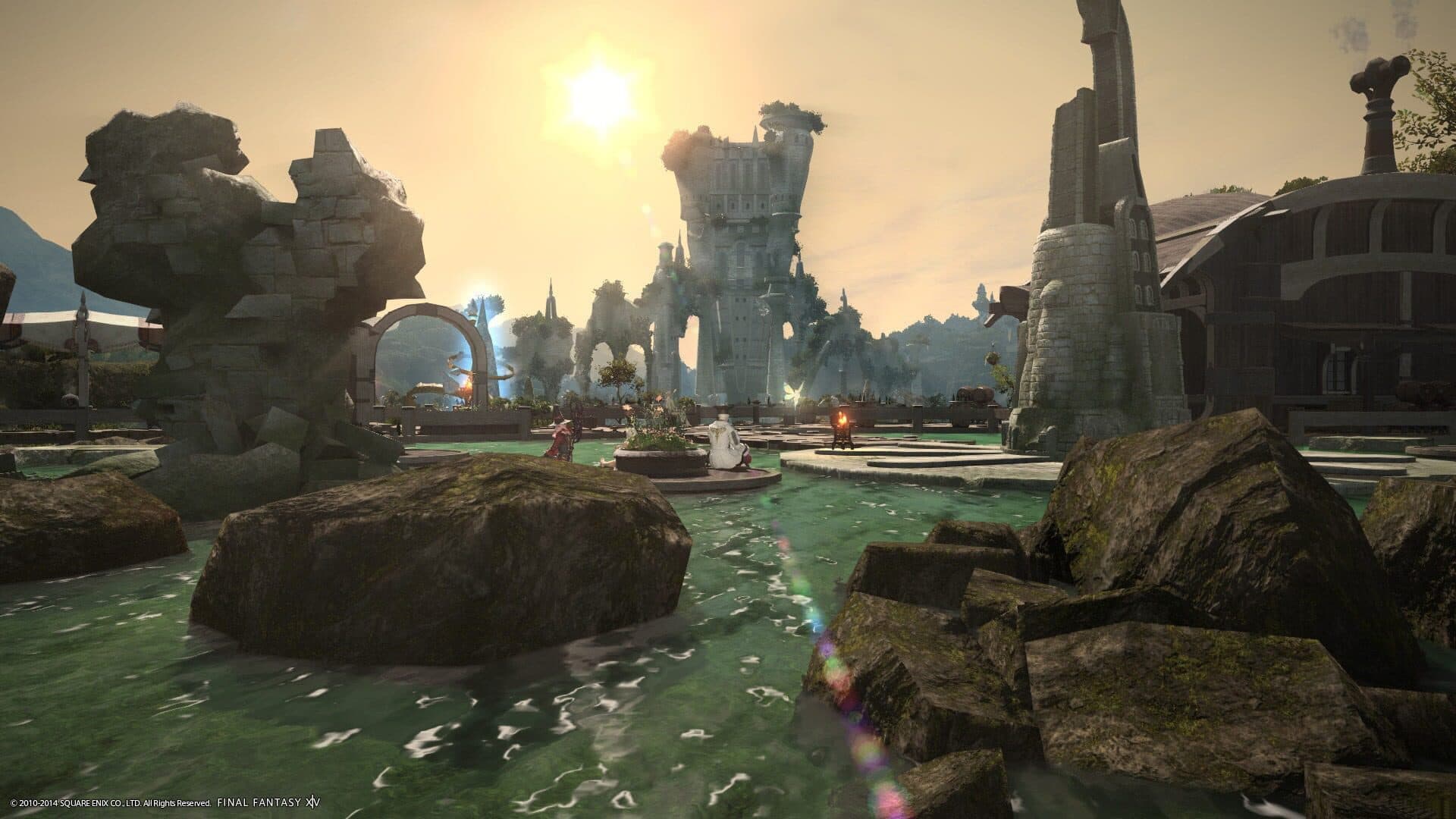 Eorzea, el vasto mundo donde transcurre Final Fantasy XIV.