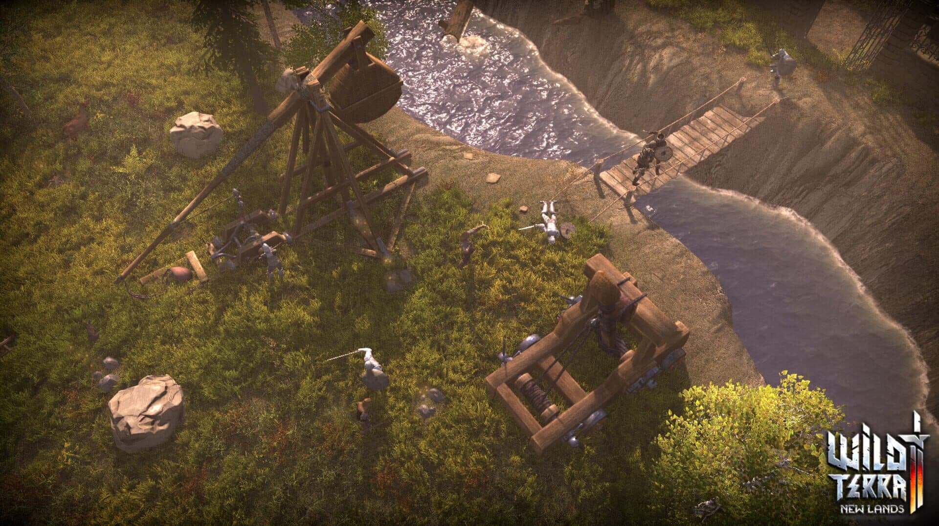 El mundo medieval de Wild Terra 2 se construye y se pelea sobre un continente compartido.
